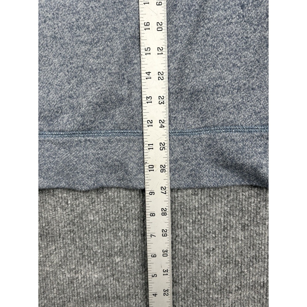 Converse one star Women's Hoodie Size Small Blue Gray Quarter Button Up - Picture 6 of 8